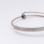Blank Engraving Slide Wire Cuff Bracelet